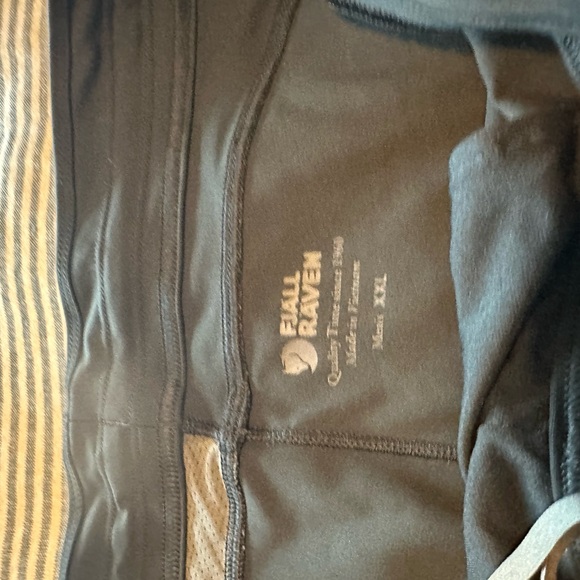 Fjallraven Abisko Trekking Tights in Black-Iron Grey - Picture 1 of 5